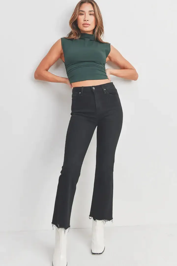 VINTAGE CROPPED FLARE DENIM
