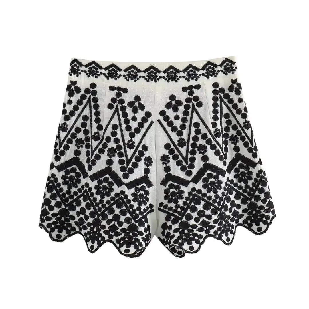 Women Embroidered Bohemian 2 Piece Set for Summer Adventures