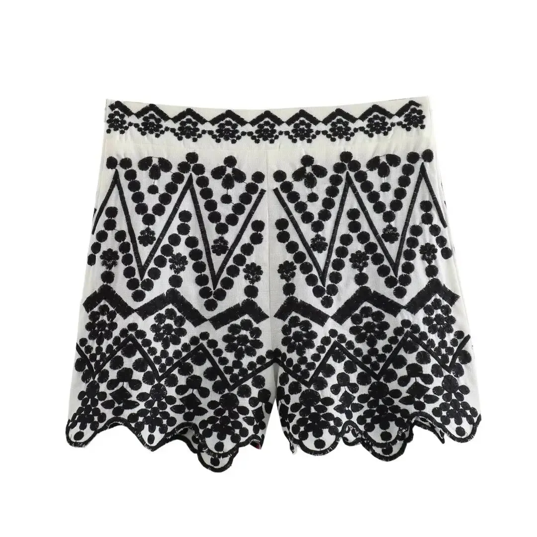 Women Embroidered Bohemian 2 Piece Set for Summer Adventures