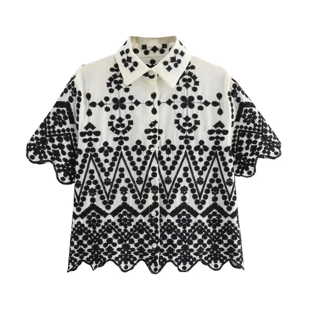 Women Embroidered Bohemian 2 Piece Set for Summer Adventures