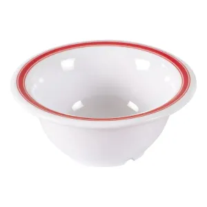 Yanco HS-5510 Houston 5.5" Round Soup Bowl in White Melamine, 10oz - Pack of 48